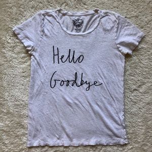 J. Crew 100% Linen Graphic T-shirt Size S